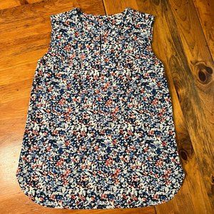 J. Crew Factory Floral Print Sleeveless Top Sz 4 NWOT